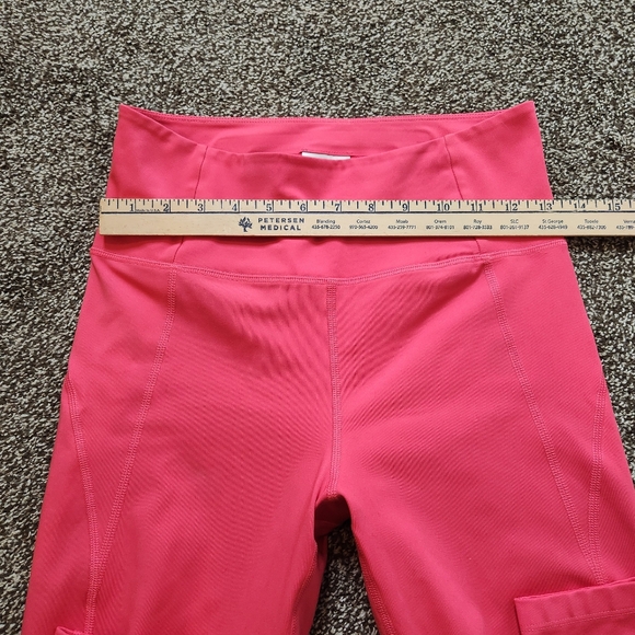 Girlfriend Collective Pink Compressive Stretch Leggings Size Medium - Picture 6 of 8